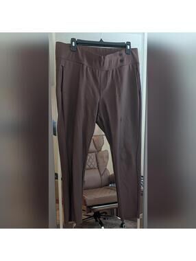 Brown Stretch Dress Pants